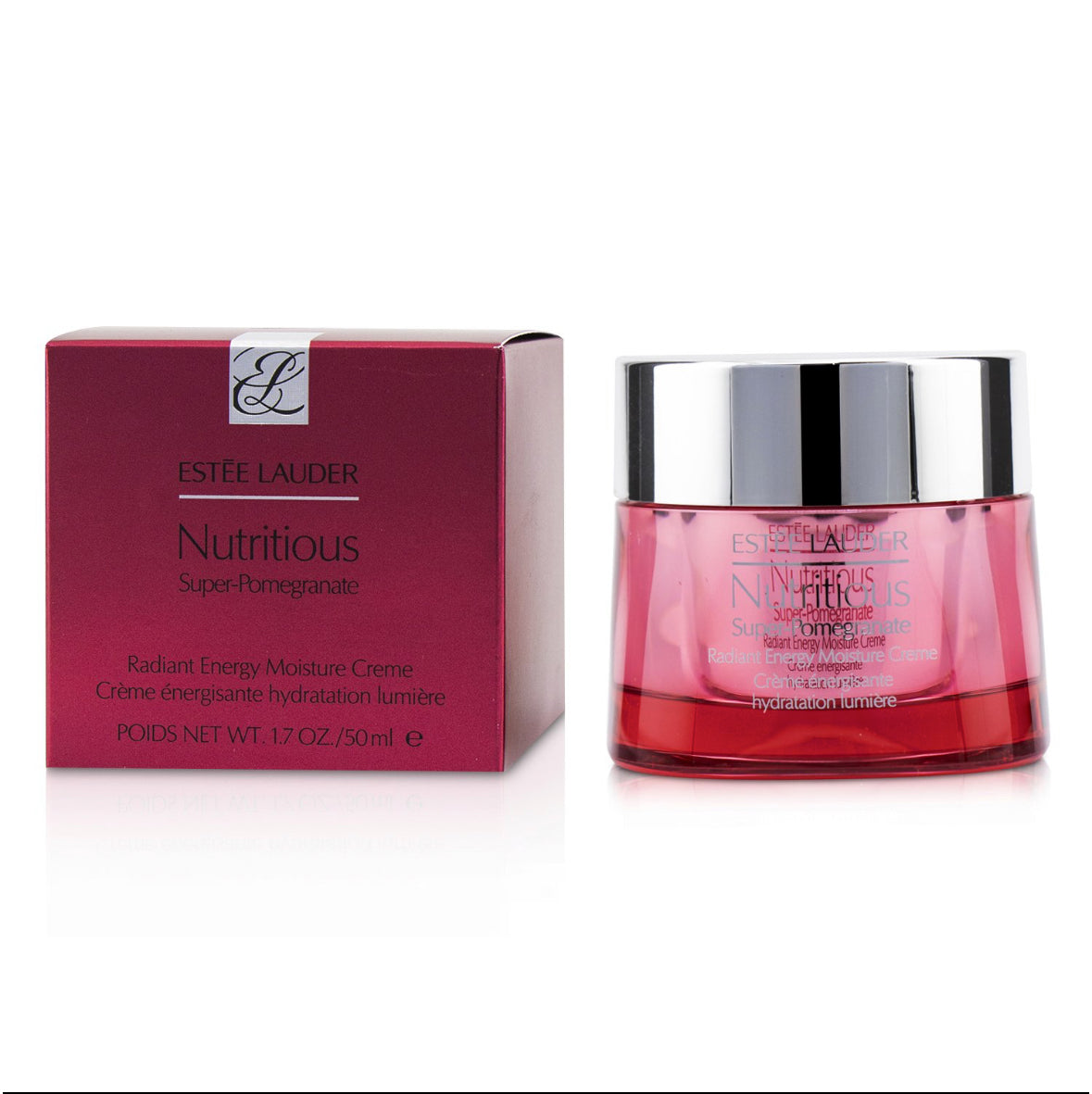 Estee Lauder Estee Nutritious Super-Pomegranate Radient Energy Moisture Creme 1.7 Ounce clear