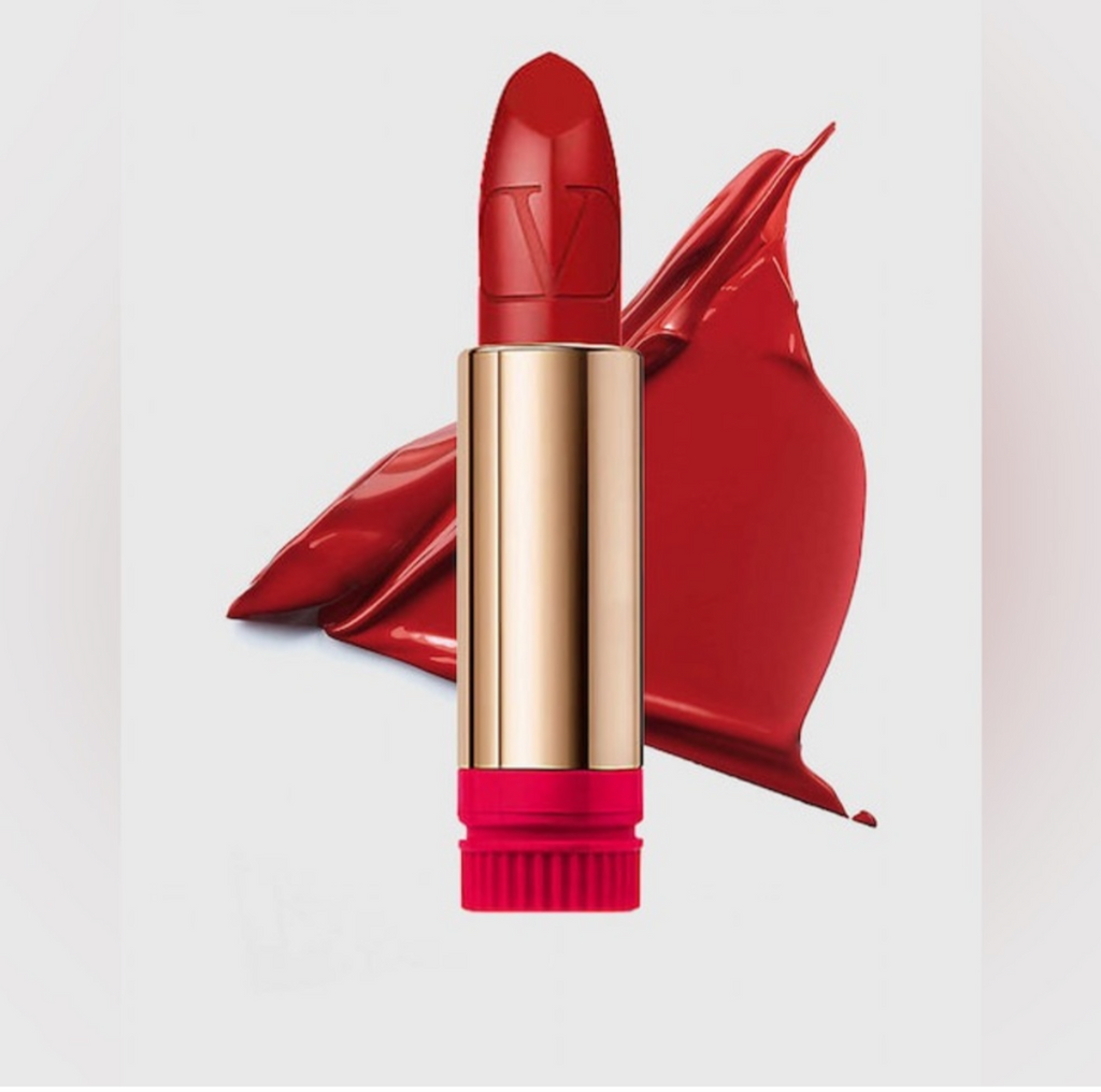 Valentino Rosso Couture Pouch Lipstick Set - 2 Lipstick refills + 1 Case