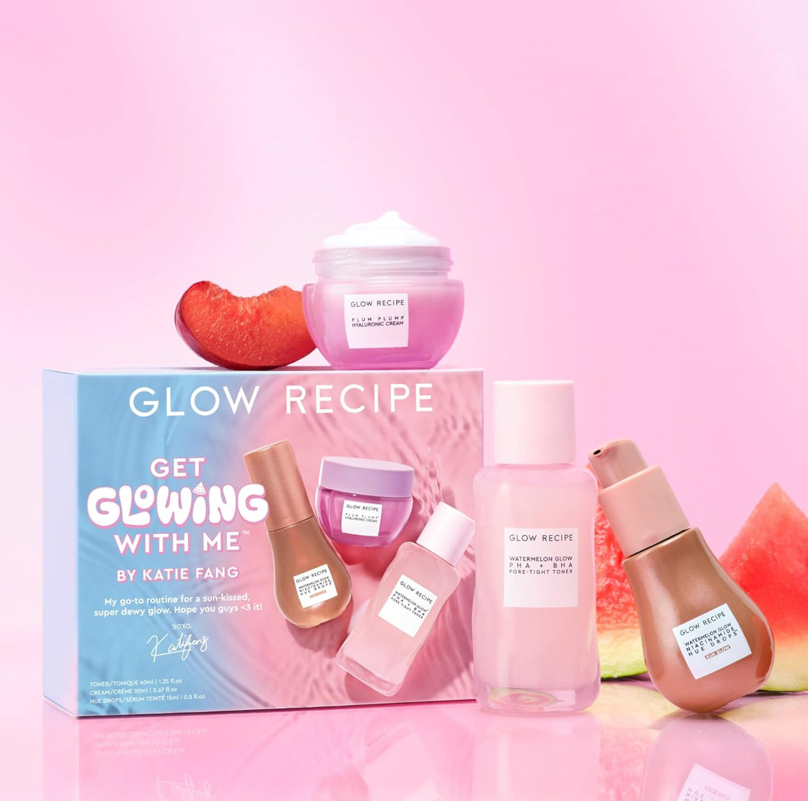 GLOW RECIPE THREE PIECE SKIN SET