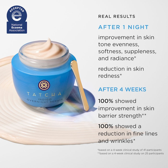 Tatcha Indigo Overnight Repair Redness Reducing Barrier Cream (FULL SIZE)
