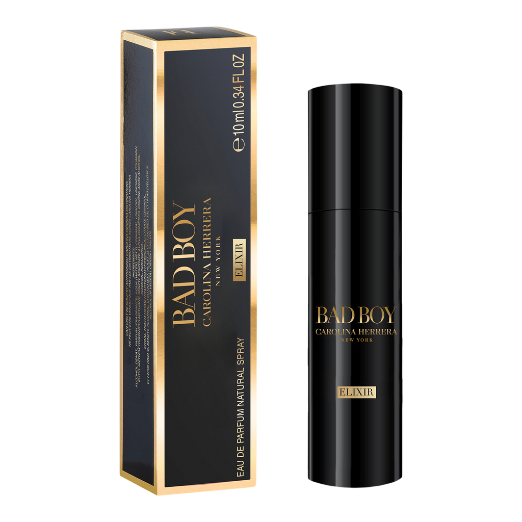 Carolina Herrera 
Bad Boy Elixir Travel Spray with Woody Leather