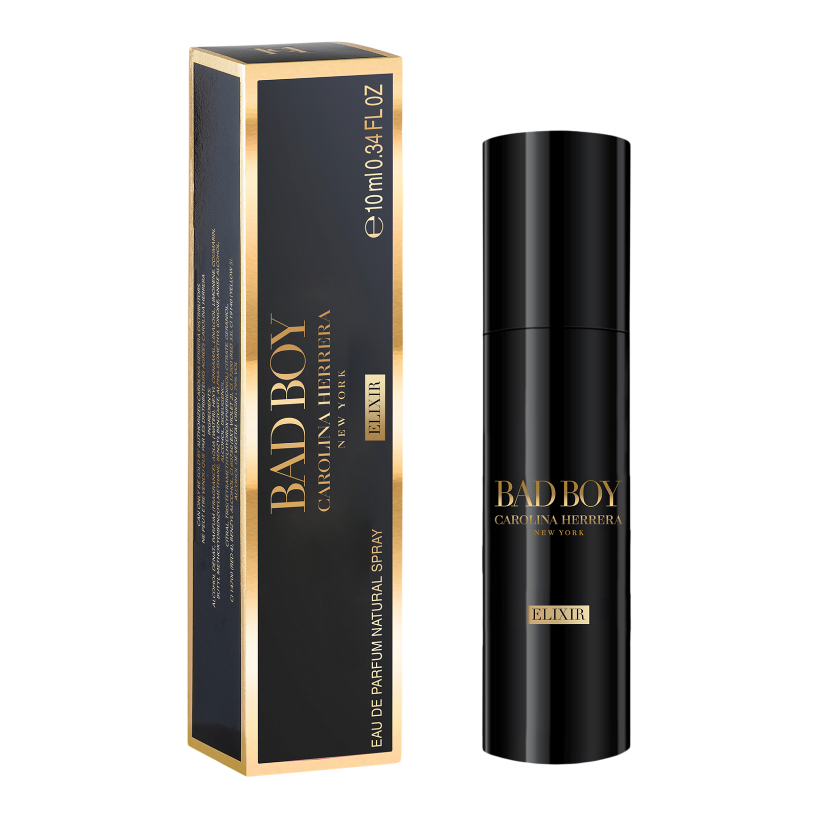 Carolina Herrera 
Bad Boy Elixir Travel Spray with Woody Leather